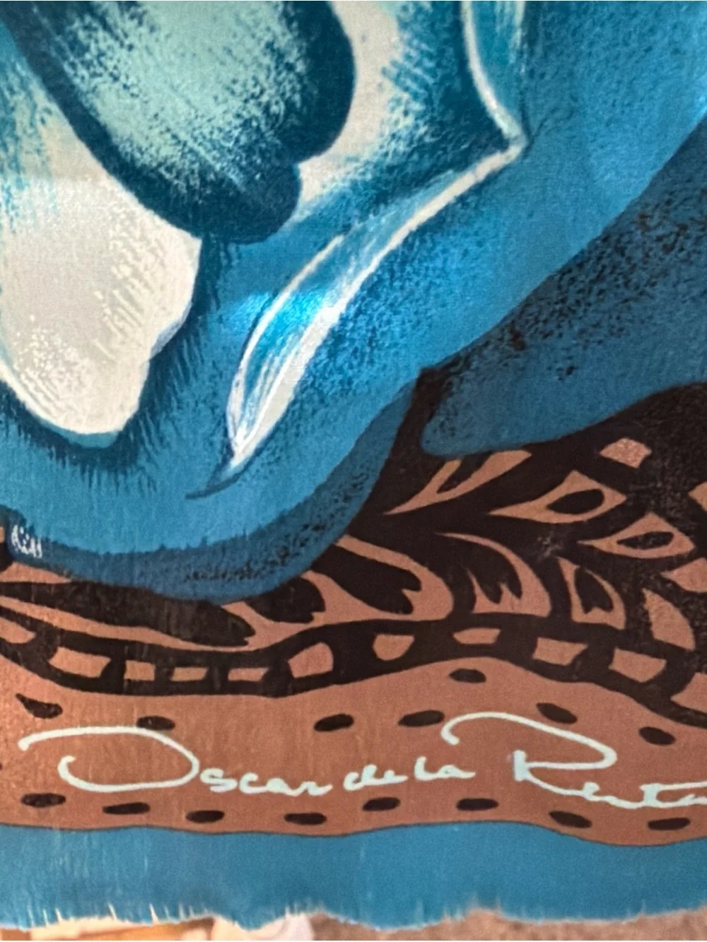 Oscar de la Renta beautiful silk